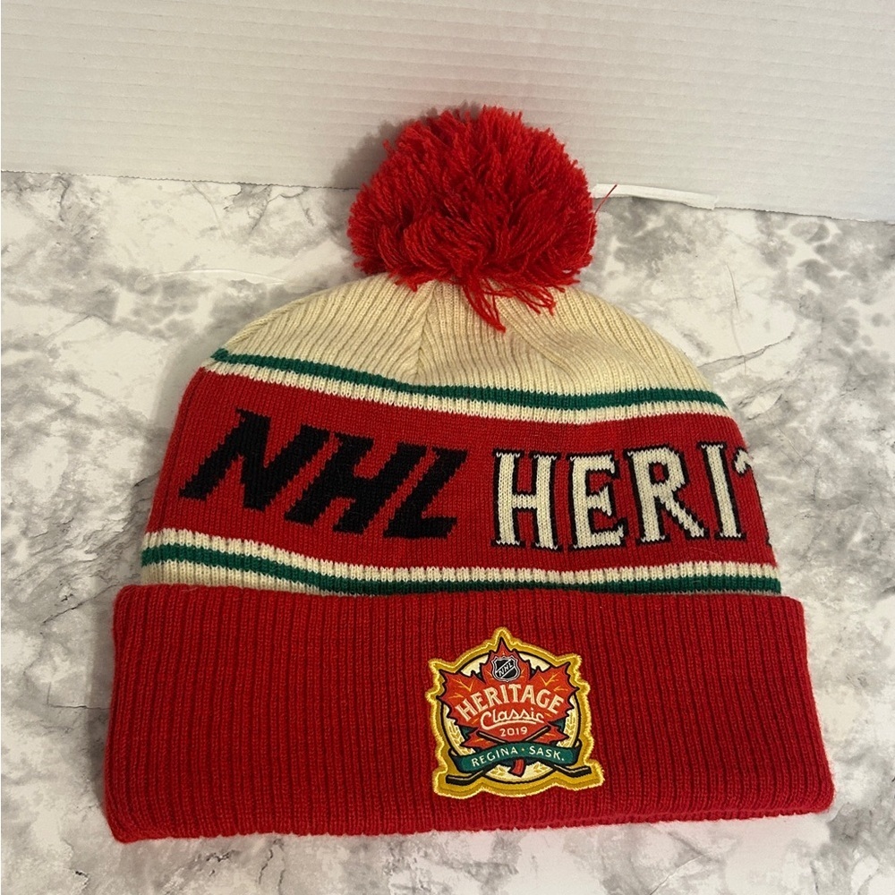 Rare NHL Heritage Classic Beanie with Pom